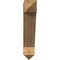 Ekena Millwork Traditional Arts & Crafts Smooth Bracket, Western Red Cedar, 5 1/2"W x 28"D x 28"H BKT06X28X28TRA03SWR - alternate 2